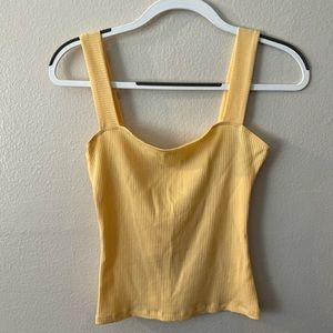 Pale Yellow Reformation Tank Top